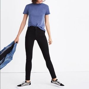 Madewell petite black roadtripper jeans